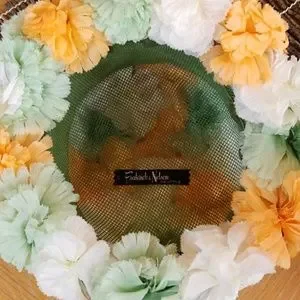 Vintage Mid Century Frederick and Nelson of Seattle Velvet Trimmed Floral Hat Vintage | Accessories | Vintage Mid Century Frederick And  main image 3